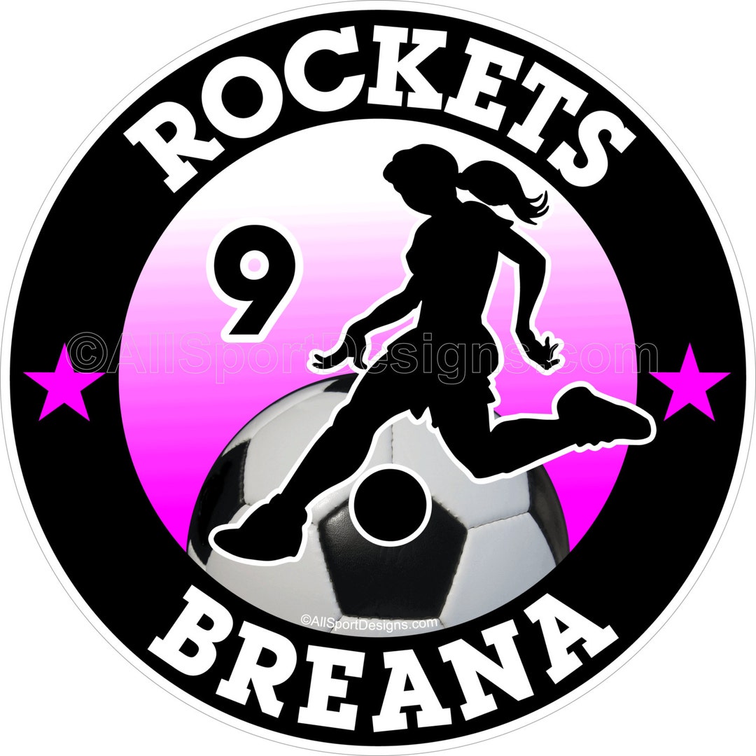Soccer Car Decals / Soccer Stickers / Soccer / Personalized