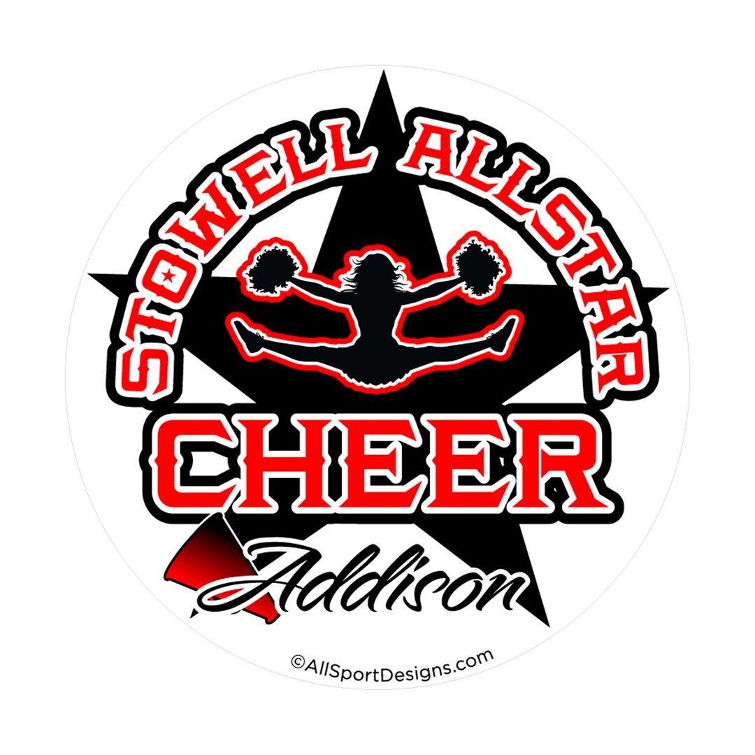 Personalized Cheerleading Car Decal: Team Magnets/decals - Etsy