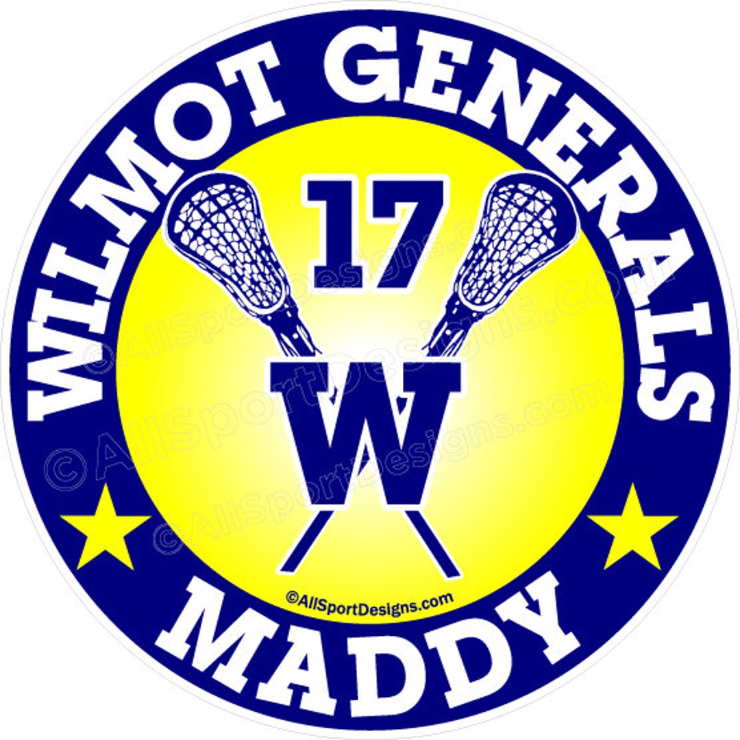 Personalized Lacrosse Decal / Custom Lax Sticker / Lacrosse Etsy