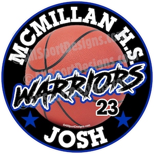 Basketball Car Decal  | Basketball Car Locker Magnet | Basketball Yard Signs | Basketball Stickers | Basketball Magnet