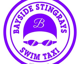 Personalized Swim Team Decal: Custom Swimming Car Magnets | Fundraising