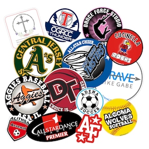 LOGO Custom Logo Car Decal |  Custom Logo Magnet |  Logo Team Decals | Logo Car Decal | Logo School Decal |  Bulk Decals | Bulk Magnets
