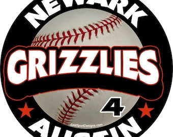 Personalized Baseball Car Magnets: Custom Team Decals
