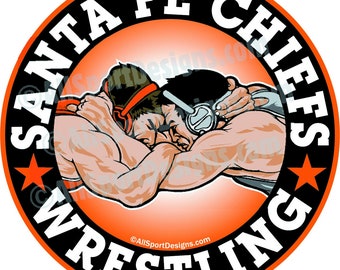 Custom Wrestling Car Decals | Team Magnets | Locker Magnets