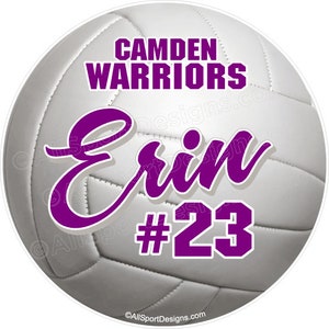 Volleyball Car Decal / Volleyball Car Sticker / Custom Volleyball Magnets / Volleyball Yard Signs / Volleyball Gifts