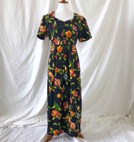 vintage tropical dress