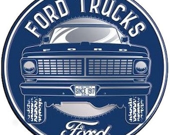 vintage wall decor 1968 Ford Pickup Truck ads tin sign