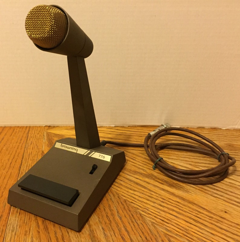 Mintnos Browning 776 Cb Desk Microphone For Golden Eagle Mark 3