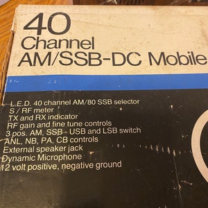 New JC Penney 6247 40 Channel Am/SSB Mobile CB Radio image 10