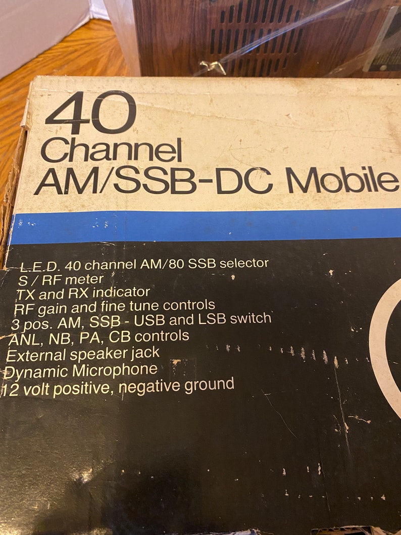 New JC Penney 6247 40 Channel Am/SSB Mobile CB Radio image 10