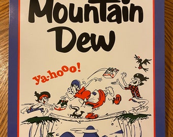 Grab a Carton ‘O Mountain Dew Vintage Tin Sign - Man Cave Garage Art