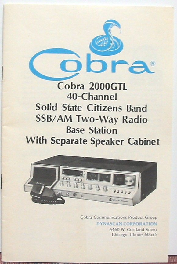 Cobra Cb Radio Manual