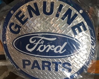 Genuine Ford Parts Nostalgia Sign Tag City MC60112 Genuine Ford Parts Nostalgia Sign Tag City MC60112