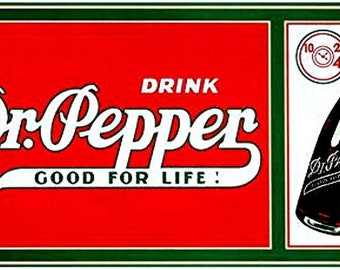 Vintage 1994 Dr Pepper Advertising Nostalgic Wall Calendar *NEW Old Stock*
