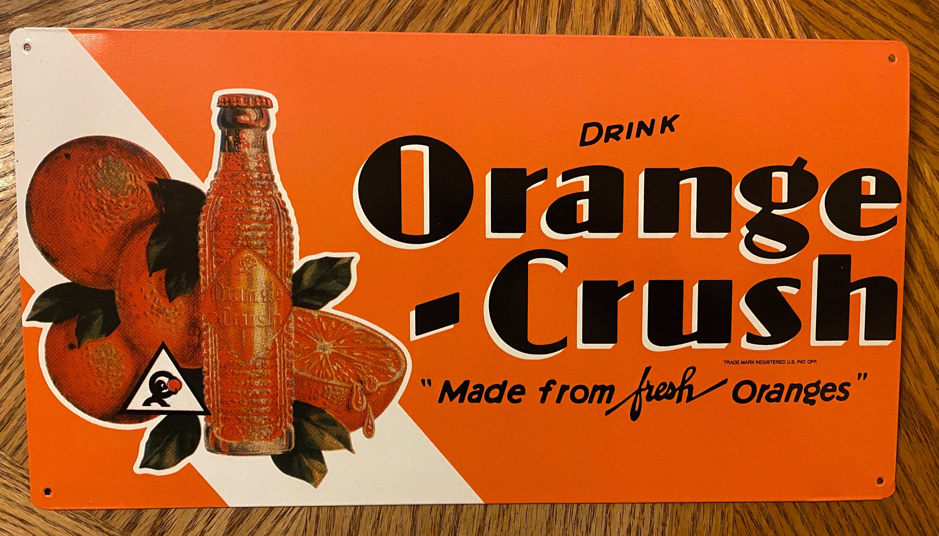 Vintage Orange Crush Logo