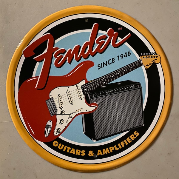 Fender Neon Sign Etsy
