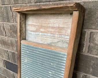 Vintage Washboard, Walter Woods Limited, Laundry Room Decor, Farmhouse Decor, Porch Decor, Bathroom Decor,  Vintage Laundry Supply