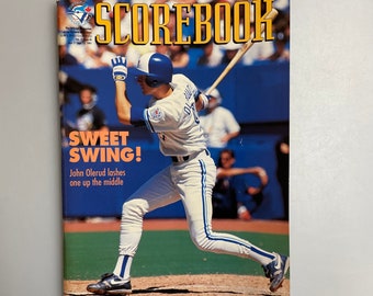 Toronto Blue Jays Scorebook, The Official Magazine of the Toronto Blue Jays, September 1991, MLB, Baseball magazine