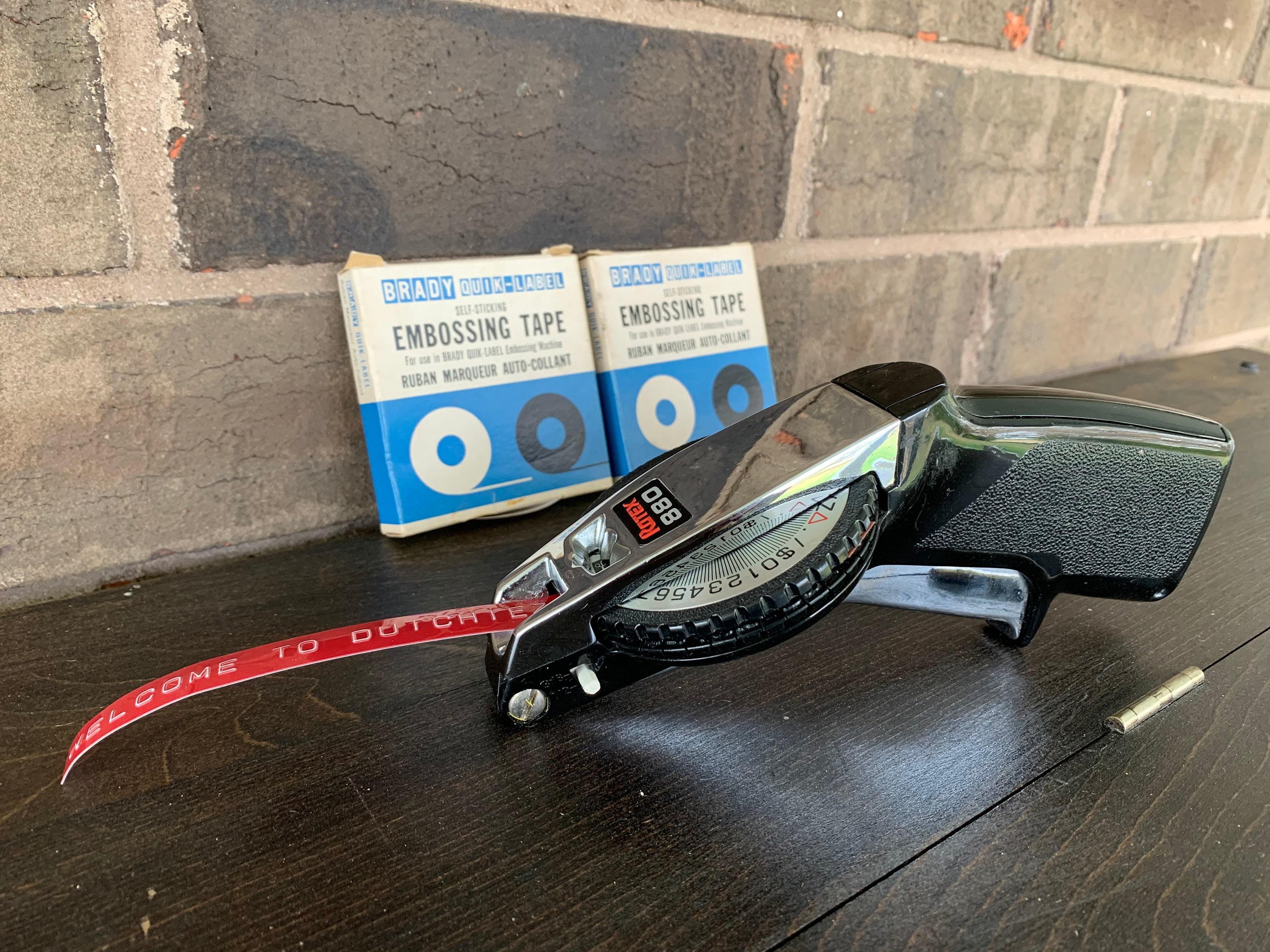 Vintage Embossing Label Maker, Rotex 880 Labeler With Label Tape