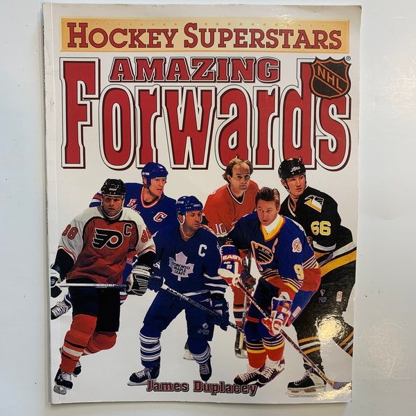 Hockey Superstars Amazing Forwards by James Duplacey, 1996, Kids Can Press Ltd, Collectible Book