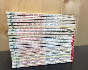 Choose Number 61-122 The Baby Sitters Club Little Sister Series, BSC Book, Choose Book, Pick Number