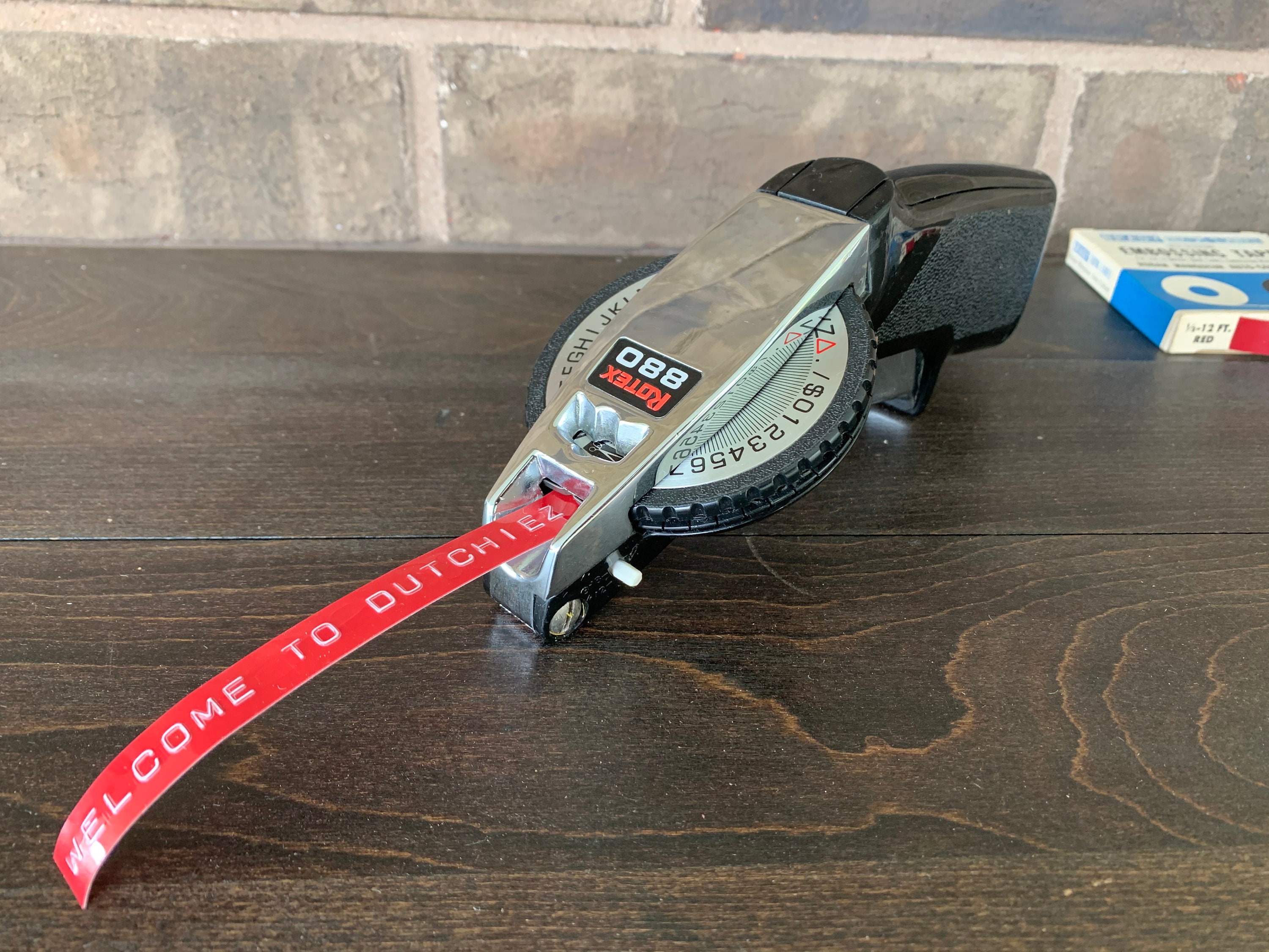 Vintage Embossing Label Maker, Rotex 880 Labeler With Label Tape