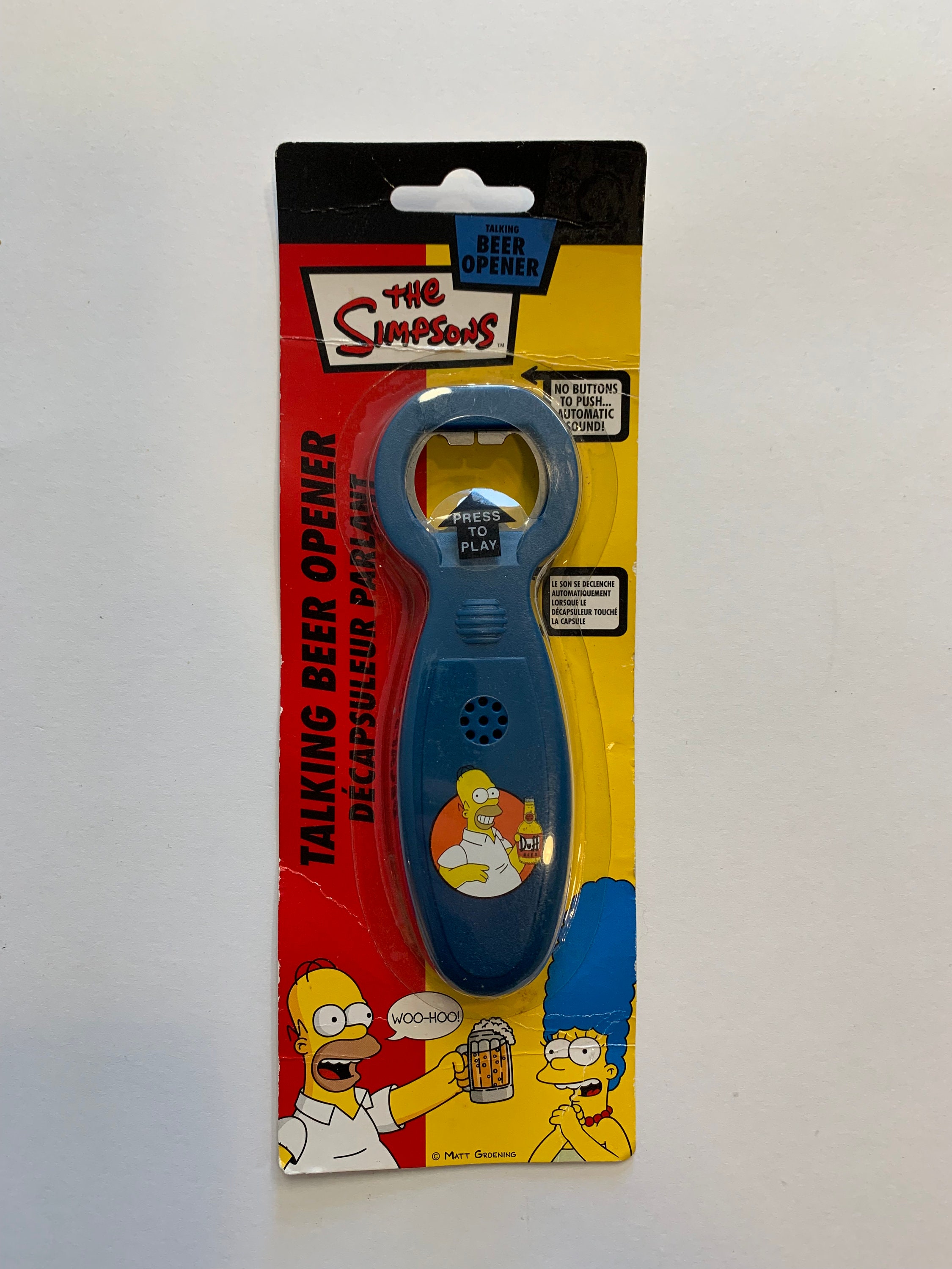 The Simpsons Talking Beer Opener, Sealed New in Package - Etsy