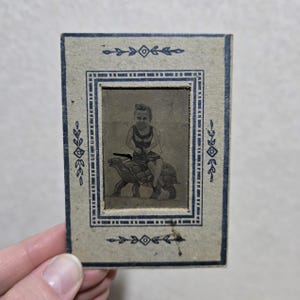 Very Rare comical tintype! Young woman riding a turtle. Cartoon. Carnival prop. Political. Comic. Funny. Humorous.  Humor.