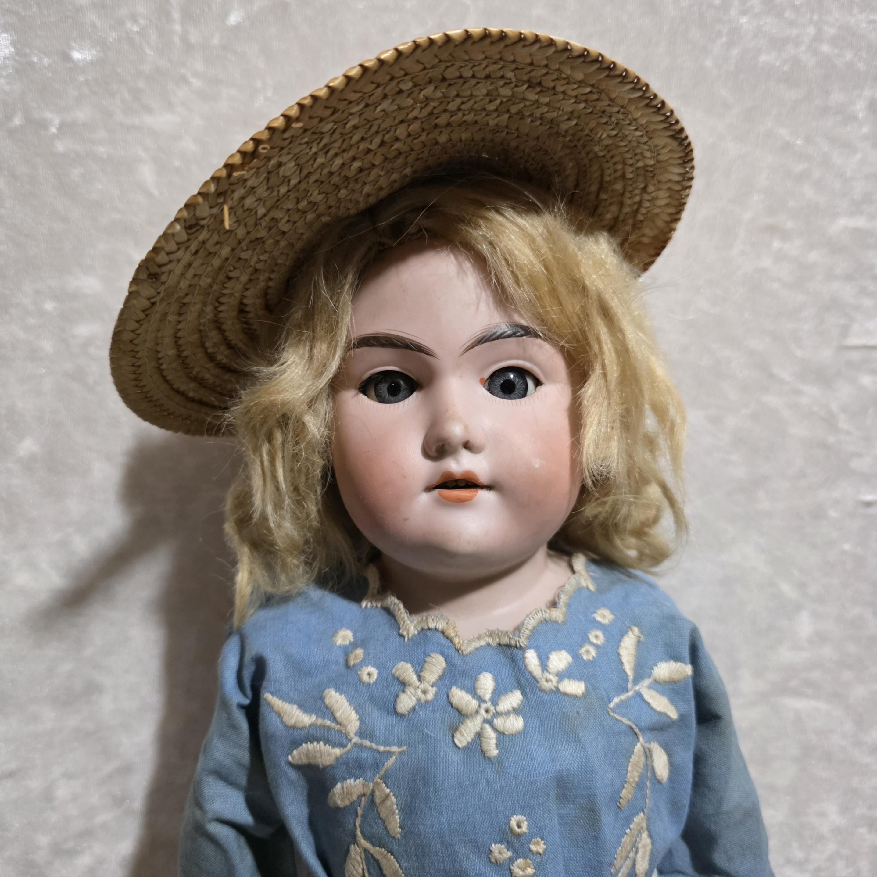 アンティーク ビスクドール Floradora フロラドラ レザーボディ Floradora Doll - Etsy