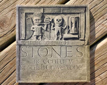 Stones 18th Century Scottish Gravestones by Betty Willsher & Doreen Hunter. 1st edition paperback book. 1979.