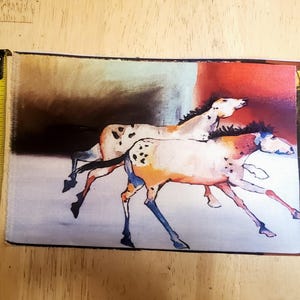 Patch. Horse. Upcycled clothing.  Thewoodenwolf etsy shop