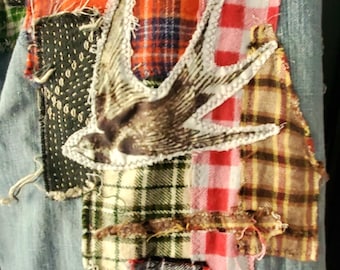 Jeans. Womens clothing. Mens clothing. Upcycled clothing. Boro. Patchwork jeans. Thewoodenwolf etsy shop