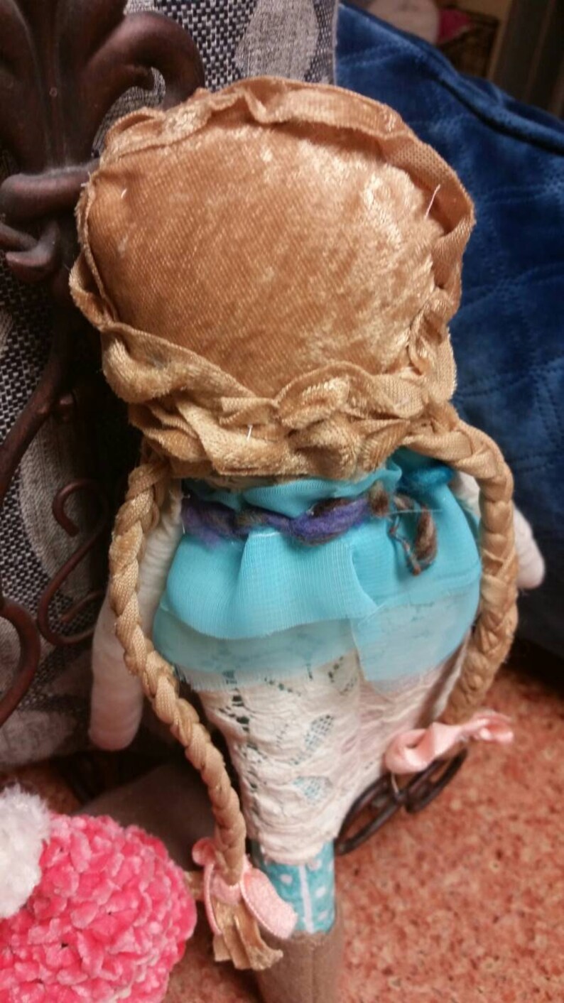 Sale Chelsea Girl doll Folk art Soft art doll Rag doll Child/'s toy Prim doll Reduced price