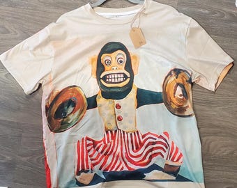 Tshirt. Circus. Monkey. Women&#39;s clothing. Mens clothing. Thewoodenwolf etsy shop