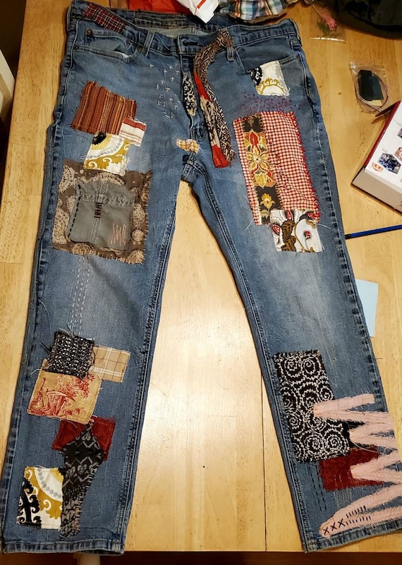 Upcycled jeans