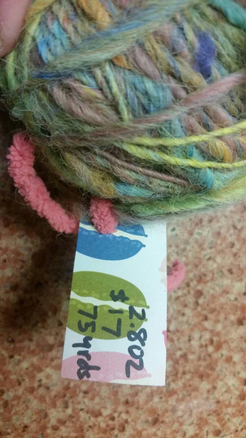 Art Yarn Blue Green Fiber Crochet Weave Knit Doll Hair Etsy