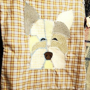 Dog, pillow cover, home decor,  westie,  westhighland terrier, 18x18. Clearance!Thewoodenwolf etsy shop