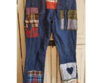 Jeans. Upcycled Women's Clothing. Upcycled Jeans. - Etsy