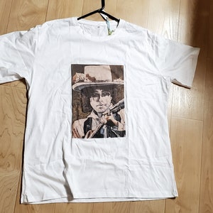 Bob Dylan. Tshirt. Hippie. Women&#39;s clothing. Mens clothing. Thewoodenwolf etsy shop