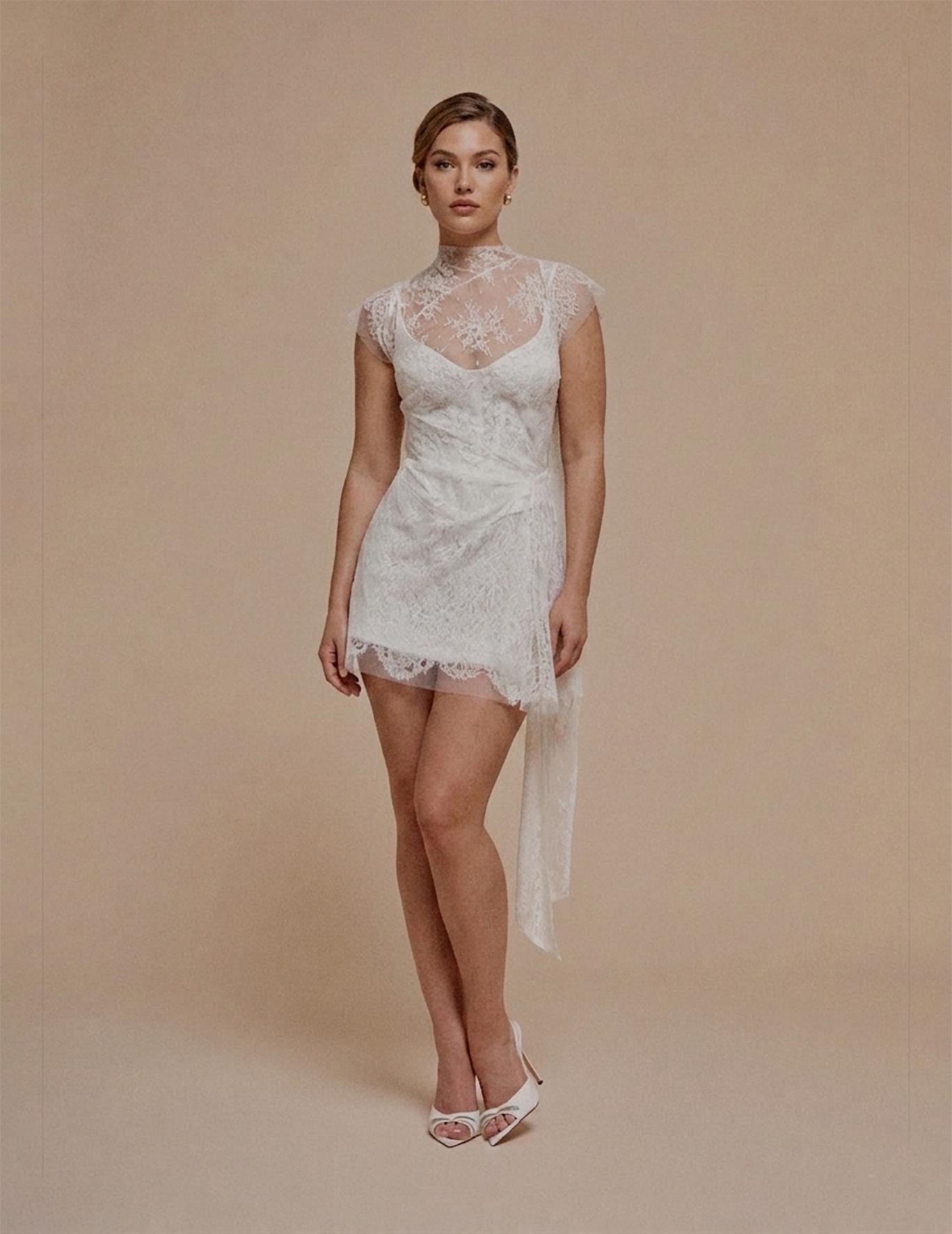 Chantilly Lace Mini Dress - Etsy Chantilly Lace Mini Dress - Etsy