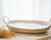 Baby Change Basket pad Bassinet Woven table basket Rattan Changing Table Newborn moses Newborn Basket props Baby basket props