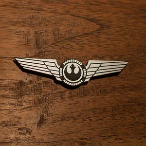 Star Wars X-Wing Pilot Wings General Han Solo Luke Skywalker Leia Alliance New Republic Rieekan Dodonna Empire Strikes Back Cosplay