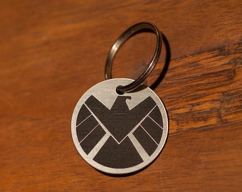 Agents of SHIELD Logo Key Chain - Marvel Avengers