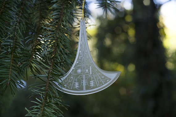 Frosted Acrylic Ornament