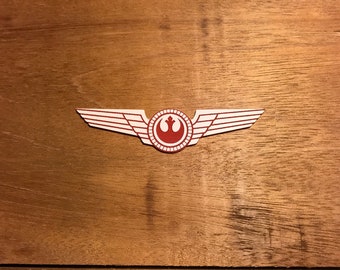 Star Wars Rebel Pilot Wings General Han Solo Luke Skywalker Leia Alliance New Republic Rieekan Dodonna Empire Strikes Back Cosplay