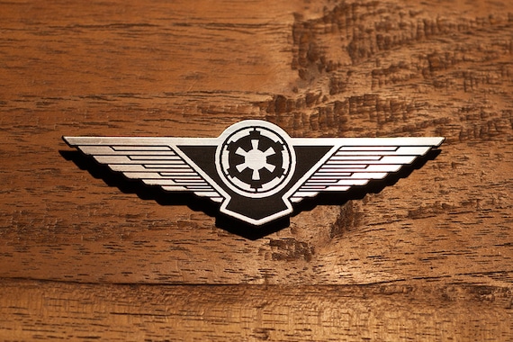 Star Wars Tie Fighter Pilot Wings Tie Clip - ISB Lasan Honor Guard