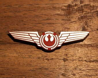 Star Wars Y-Wing Pilot Wings General Han Solo Luke Skywalker Leia Alliance New Republic Rieekan Dodonna Empire Strikes Back Cosplay