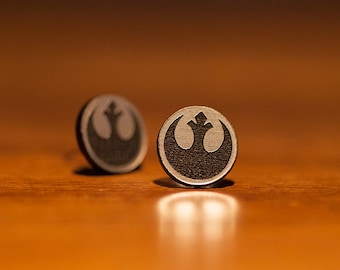 Star Wars Rebel Post Earrings Han Solo Luke Skywalker Leia Alliance Republic Rieekan Dodonna Empire Strikes Back Rey Finn Starbird Alliance