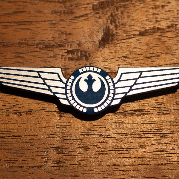 Alas de piloto de Y-Wing de Star Wars General Han Solo Luke Skywalker Leia Alianza Nueva República Rieekan Dodonna El Imperio Contraataca Cosplay