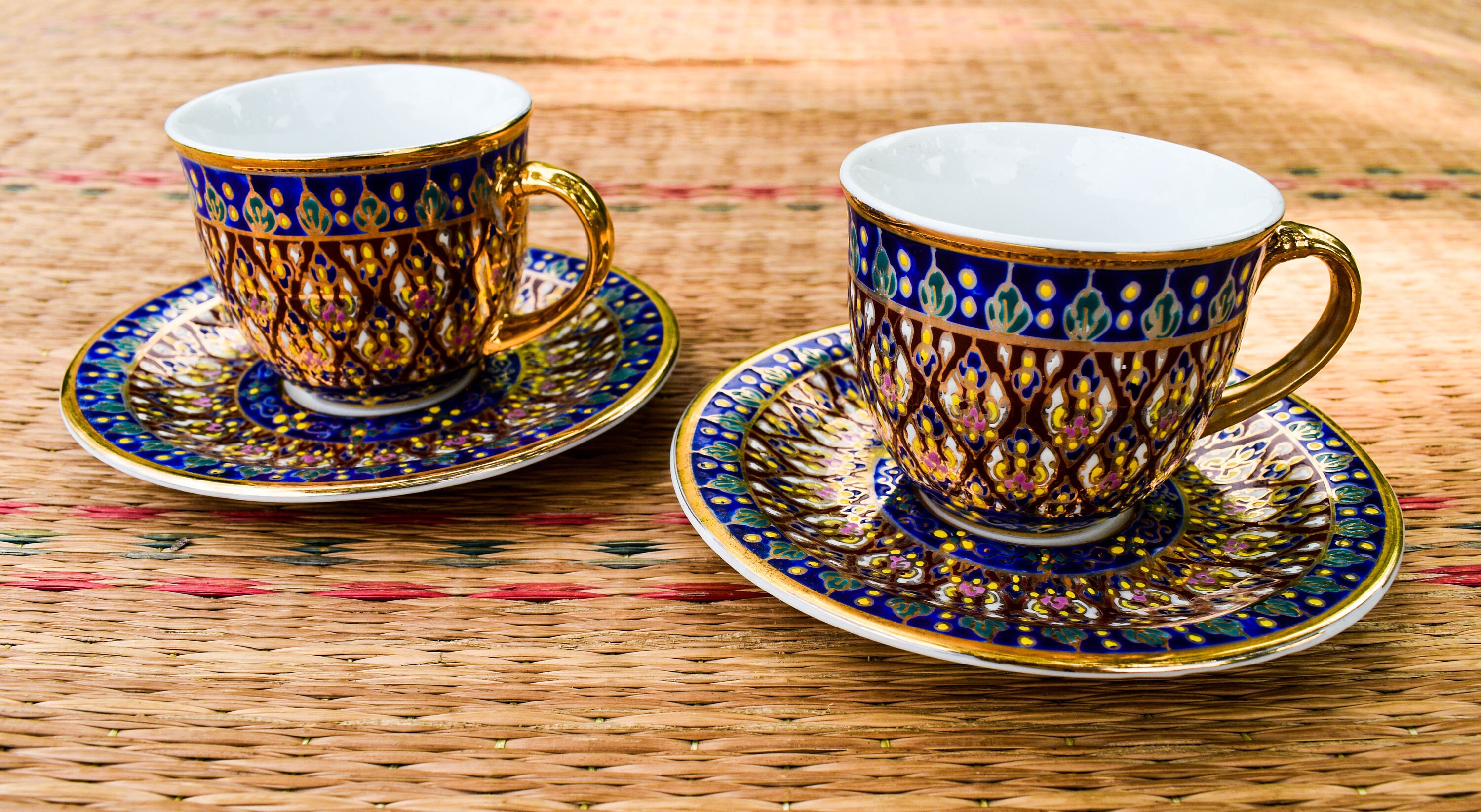 Tasses À Expresso Benjarong.